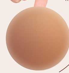 Skin-tone silicone pasties