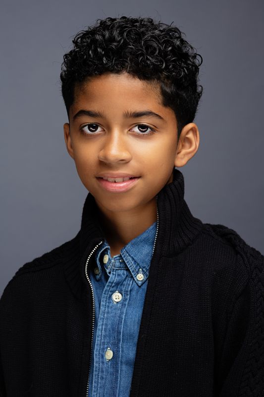 Boy with a fresh, natural haircut